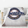 Milwaukee Brewers Blanket - Fleece Blanket for Couch - Soft milwaukee brewers blanket fleece blanket for couch soft ver 50