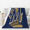 Milwaukee Brewers Blanket - Sherpa Blanket for Couch - Lightweight milwaukee brewers blanket sherpa blanket for couch lightweight ver 30
