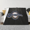 Milwaukee Brewers Blanket - Sherpa Blanket for Couch - Lightweight milwaukee brewers blanket sherpa blanket for couch lightweight ver 52