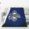 Milwaukee Brewers Blankets - Fleece Blanket for Bed - Warm milwaukee brewers blankets fleece blanket for bed warm ver 42