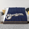 Milwaukee Brewers Blankets - Fleece Blanket for Couch - Lightweight milwaukee brewers blankets fleece blanket for couch lightweight ver 48