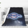 Milwaukee Brewers Blankets - Fleece Blanket for Gift - Lightweight (Multiple Sizes) milwaukee brewers blankets fleece blanket for gift lightweight multiple sizes ver 44