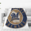 Milwaukee Brewers Blankets - Fleece Blanket for Gift - Soft milwaukee brewers blankets fleece blanket for gift soft ver 54