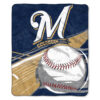 Milwaukee Brewers Blankets - Sherpa Blanket for Bed - Soft (Multiple Sizes) milwaukee brewers blankets sherpa blanket for bed soft multiple sizes ver 19