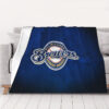 Milwaukee Brewers Blankets - Sherpa Blanket for Couch - Soft milwaukee brewers blankets sherpa blanket for couch soft ver 36