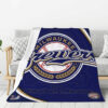 Milwaukee Brewers Blankets - Sherpa Blanket for Gift - Cozy milwaukee brewers blankets sherpa blanket for gift cozy ver 55
