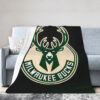 Milwaukee Bucks Blanket - Fleece Blanket for Sofa - Soft (Queen Size) milwaukee bucks blanket fleece blanket for sofa soft queen size ver 14