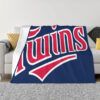 Minnesota Twins Blanket - Fleece Blanket for Sofa - Warm minnesota twins blanket fleece blanket for sofa warm ver 25