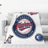 Minnesota Twins Blanket - Sherpa Blanket for Bed - Cozy minnesota twins blanket sherpa blanket for bed cozy ver 22