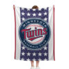 Minnesota Twins Blanket - Sherpa Blanket for Couch - Warm (Queen Size) minnesota twins blanket sherpa blanket for couch warm queen size ver 4