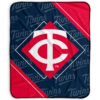 Minnesota Twins Blanket - Sherpa Blanket for Sofa - Cozy minnesota twins blanket sherpa blanket for sofa cozy ver 38