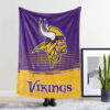 Minnesota Vikings Blanket - Fleece Blanket for Bed - Soft minnesota vikings blanket fleece blanket for bed soft ver 59