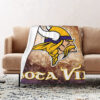 Minnesota Vikings Blanket - Fleece Blanket for Couch - Soft minnesota vikings blanket fleece blanket for couch soft ver 28