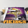 Minnesota Vikings Blanket - Fleece Blanket for Gift - Soft minnesota vikings blanket fleece blanket for gift soft ver 30