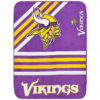 Minnesota Vikings Blanket - Sherpa Blanket for Bed - Soft (Multiple Sizes) minnesota vikings blanket sherpa blanket for bed soft multiple sizes ver 60