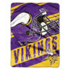 Minnesota Vikings Blanket - Sherpa Blanket for Bed - Warm (Throw Size) minnesota vikings blanket sherpa blanket for bed warm throw size ver 69