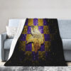 Minnesota Vikings Blanket - Sherpa Blanket for Couch - Cozy minnesota vikings blanket sherpa blanket for couch cozy ver 20