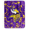 Minnesota Vikings Blanket - Sherpa Blanket for Sofa - Cozy minnesota vikings blanket sherpa blanket for sofa cozy ver 77