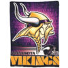 Minnesota Vikings Blankets - Fleece Blanket for Bed - Soft (Multiple Sizes) minnesota vikings blankets fleece blanket for bed soft multiple sizes ver 23
