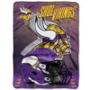 Minnesota Vikings Blankets - Sherpa Blanket for Bed - Cozy (Throw Size) minnesota vikings blankets sherpa blanket for bed cozy throw size ver 56