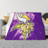 Minnesota Vikings Blankets - Sherpa Blanket for Couch - Lightweight minnesota vikings blankets sherpa blanket for couch lightweight ver 34