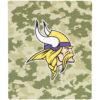 Minnesota Vikings Blankets - Sherpa Blanket for Gift - Lightweight (Throw Size) minnesota vikings blankets sherpa blanket for gift lightweight throw size ver 67