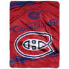 Montreal Canadiens Blanket - Sherpa Blanket for Sofa - Lightweight (Throw Size) montreal canadiens blanket sherpa blanket for sofa lightweight throw size ver 7