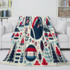 New England Patriots Blanket - Fleece Blanket for Couch - Warm (Multiple Sizes) new england patriots blanket fleece blanket for couch warm multiple sizes ver 69