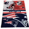 New England Patriots Blanket - Fleece Blanket for Couch - Warm (Throw Size) new england patriots blanket fleece blanket for couch warm throw size ver 22