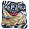 New Orleans Pelicans Blanket - Fleece Blanket for Sofa - Cozy (Multiple Sizes) new orleans pelicans blanket fleece blanket for sofa cozy multiple sizes ver 14