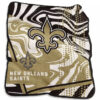 New Orleans Saints Blanket - Sherpa Blanket for Sofa - Soft new orleans saints blanket sherpa blanket for sofa soft ver 39