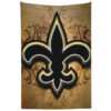 New Orleans Saints Blankets - Fleece Blanket for Sofa - Cozy (Queen Size) new orleans saints blankets fleece blanket for sofa cozy queen size ver 8