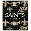 New Orleans Saints Blankets - Sherpa Blanket for Bed - Warm new orleans saints blankets sherpa blanket for bed warm ver 52