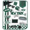 New York Jets Blanket - Sherpa Blanket for Couch - Soft (Multiple Sizes) new york jets blanket sherpa blanket for couch soft multiple sizes ver 50