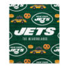 New York Jets Blankets - Fleece Blanket for Couch - Warm (Queen Size) new york jets blankets fleece blanket for couch warm queen size ver 52
