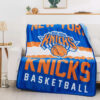 New York Knicks Blanket - Fleece Blanket for Bed - Warm (Queen Size) new york knicks blanket fleece blanket for bed warm queen size ver 17