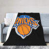 New York Knicks Blanket - Sherpa Blanket for Sofa - Warm new york knicks blanket sherpa blanket for sofa warm ver 9