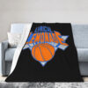 New York Knicks Blankets - Fleece Blanket for Sofa - Cozy (Throw Size) new york knicks blankets fleece blanket for sofa cozy throw size ver 10