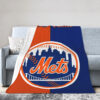 New York Mets Blanket - Fleece Blanket for Sofa - Soft (Throw Size) new york mets blanket fleece blanket for sofa soft throw size ver 5