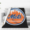 New York Mets Blanket - Sherpa Blanket for Bed - Soft (Queen Size) new york mets blanket sherpa blanket for bed soft queen size ver 45
