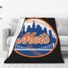 New York Mets Blanket - Sherpa Blanket for Couch - Soft (Multiple Sizes) new york mets blanket sherpa blanket for couch soft multiple sizes ver 44