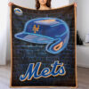 New York Mets Blankets - Sherpa Blanket for Bed - Warm new york mets blankets sherpa blanket for bed warm ver 36