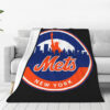 New York Mets Blankets - Sherpa Blanket for Gift - Lightweight (Throw Size) new york mets blankets sherpa blanket for gift lightweight throw size ver 43