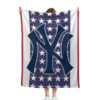 New York Yankees Blanket - Fleece Blanket for Couch - Soft (Throw Size) new york yankees blanket fleece blanket for couch soft throw size ver 33
