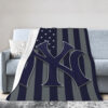 New York Yankees Blanket - Fleece Blanket for Gift - Cozy (Throw Size) new york yankees blanket fleece blanket for gift cozy throw size ver 45