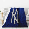 New York Yankees Blanket - Sherpa Blanket for Bed - Warm new york yankees blanket sherpa blanket for bed warm ver 76