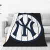 New York Yankees Blankets - Sherpa Blanket for Couch - Cozy (Multiple Sizes) new york yankees blankets sherpa blanket for couch cozy multiple sizes ver 39