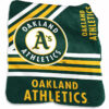 Oakland Athletics Blanket - Sherpa Blanket for Gift - Soft oakland athletics blanket sherpa blanket for gift soft ver 37