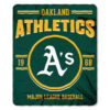 Oakland Athletics Blankets - Fleece Blanket for Bed - Cozy (Multiple Sizes) oakland athletics blankets fleece blanket for bed cozy multiple sizes ver 34