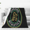 Oakland Athletics Blankets - Fleece Blanket for Gift - Soft oakland athletics blankets fleece blanket for gift soft ver 12